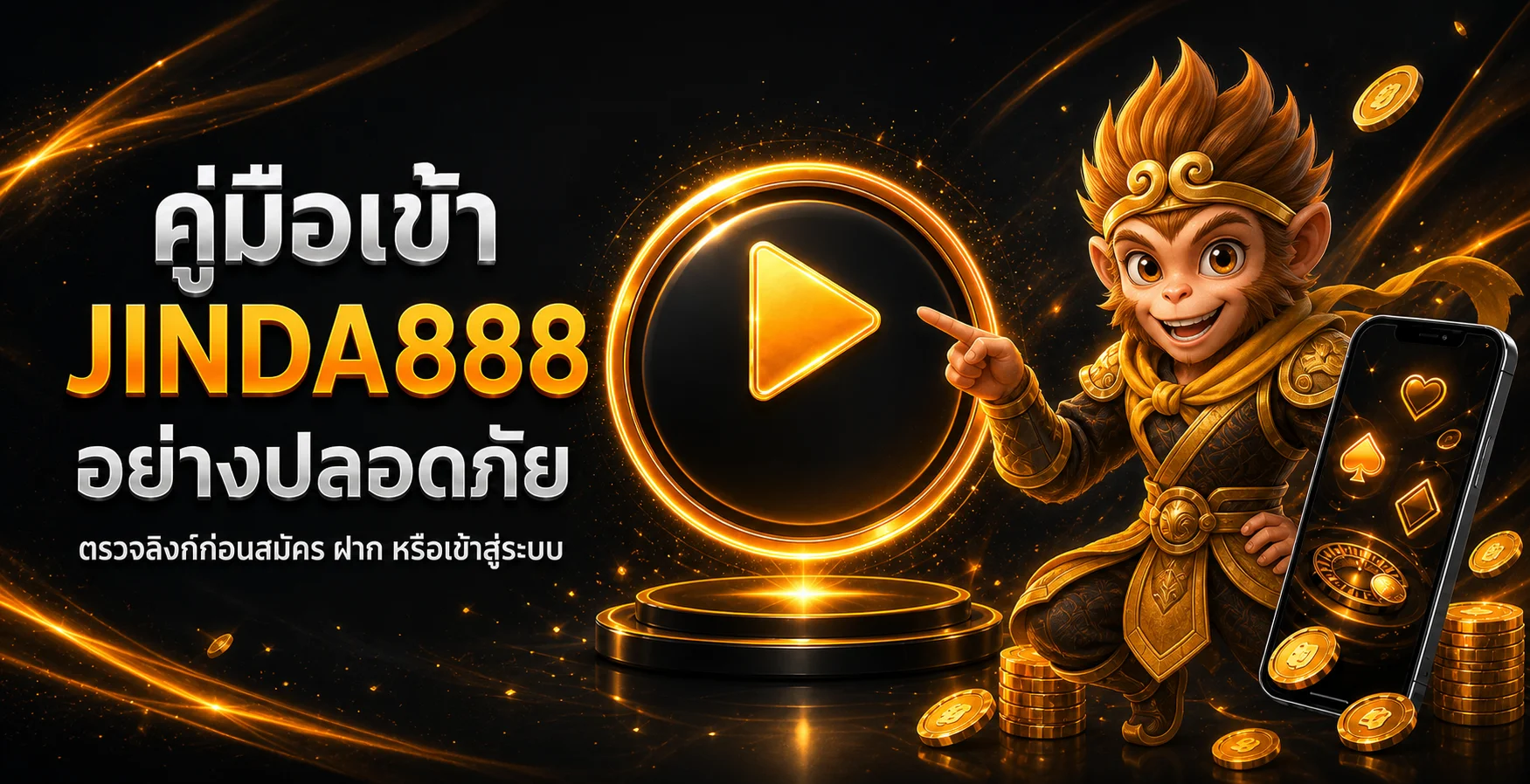 JINDA888 ทางเข้าอย่างปลอดภัย | คู่มือตรวจลิงก์
